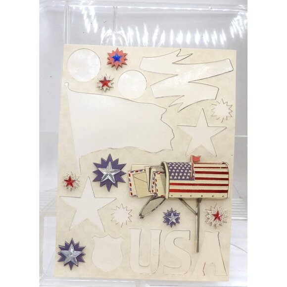 143 Patriotic Stickers, 11 Partial Sheets Flags, Words, Military, Images - Picture 5 of 10